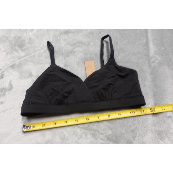 SKIMS Small Black Onyx Fits Everybody Crossover Bralette BR-TRI-9199 NWT - Picture 5 of 7